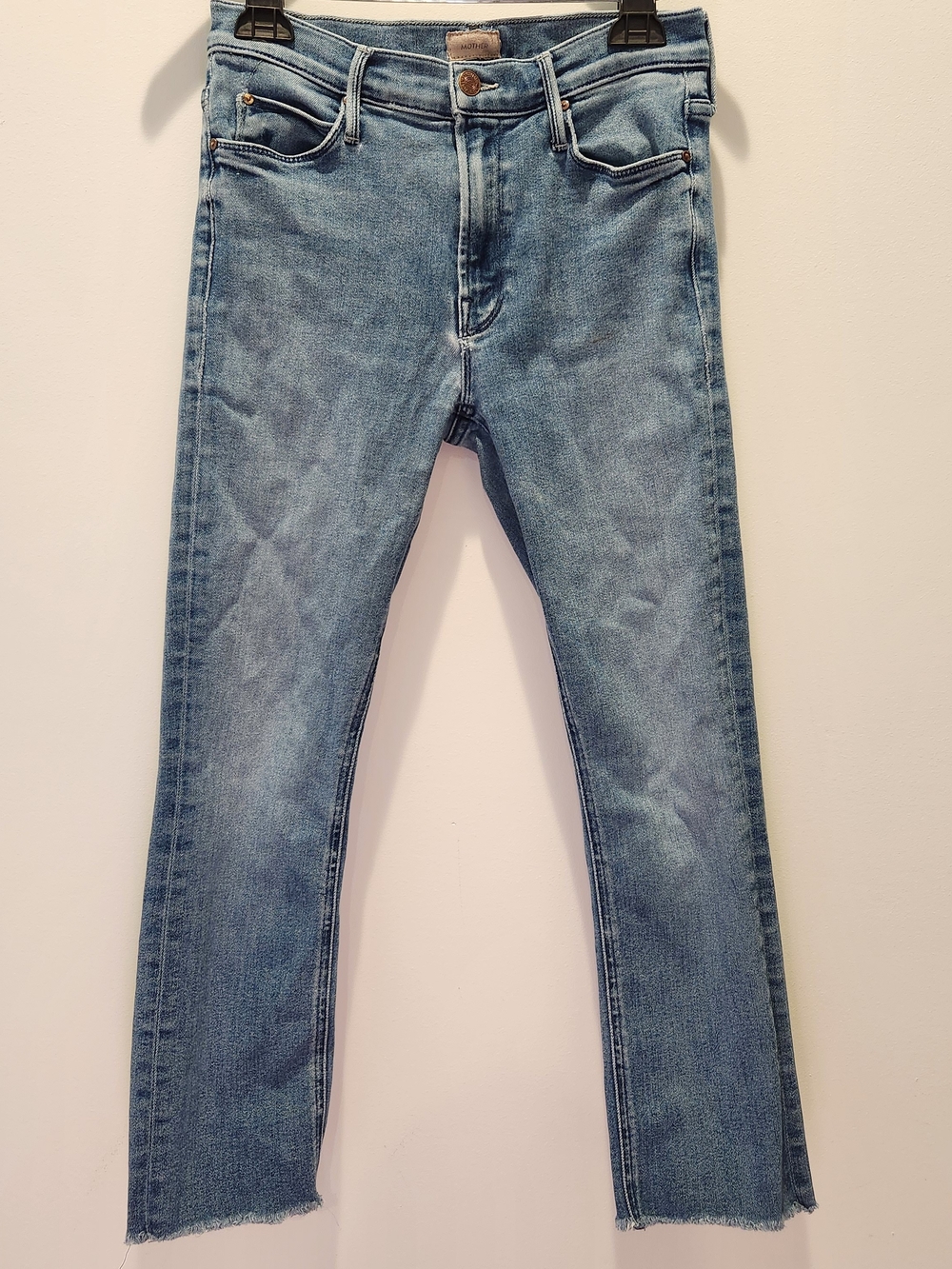Women's Mother Mid Rise Dazzler Crop Fray Size 27 We're All In This Together